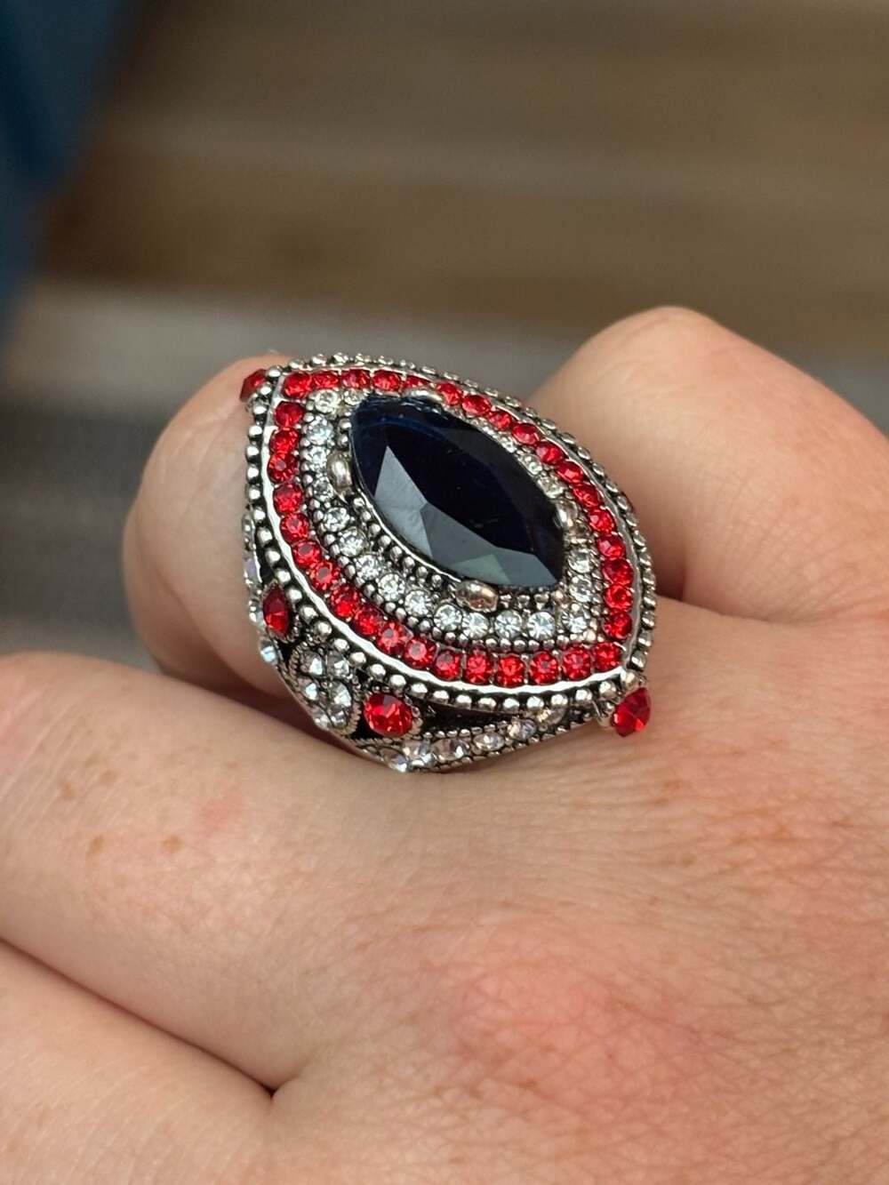Luxury Marquise Cut Colorful Cubic Z Evil Eye Protection